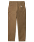 Carhartt WIP - Single Knee Pant Dearborn Canvas (Hamilton Brown Rinsed)